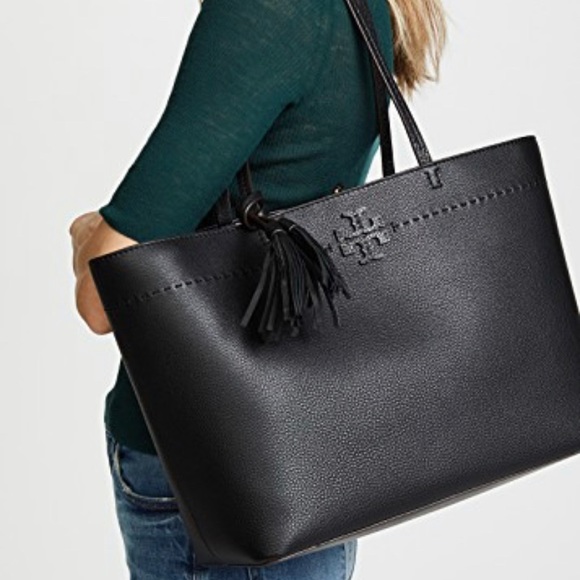 Tory Burch Handbags - New Tory Burch McGraw tote black 🖤